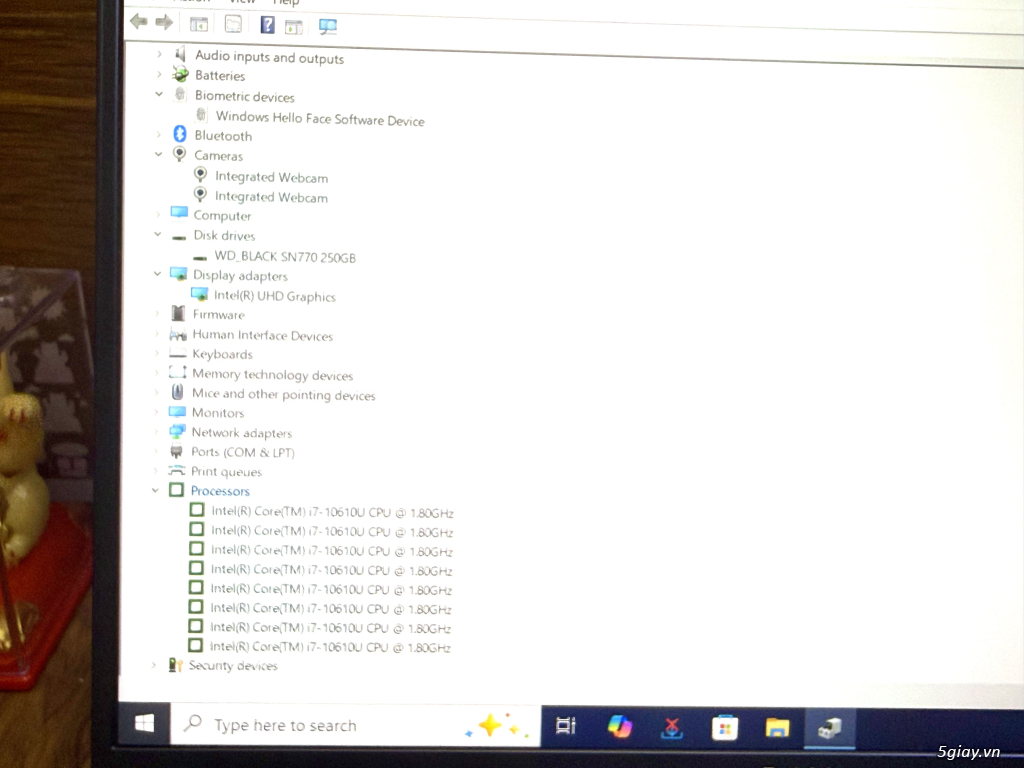 Dell USA - Core i7 gen 10 - Màn cảm ứng - 5
