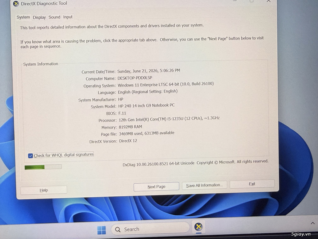 HP thế hệ 12 - Nguyên TEM DGW - PIN 100% . - 3
